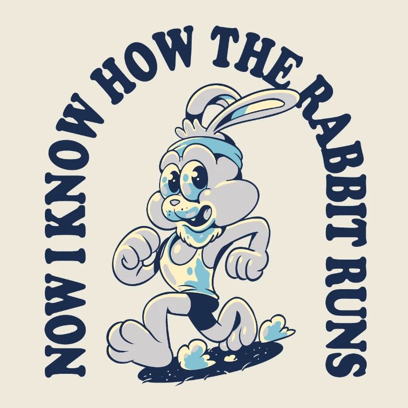 Now I Know How the Rabbit Runs – Denglisch Spruch