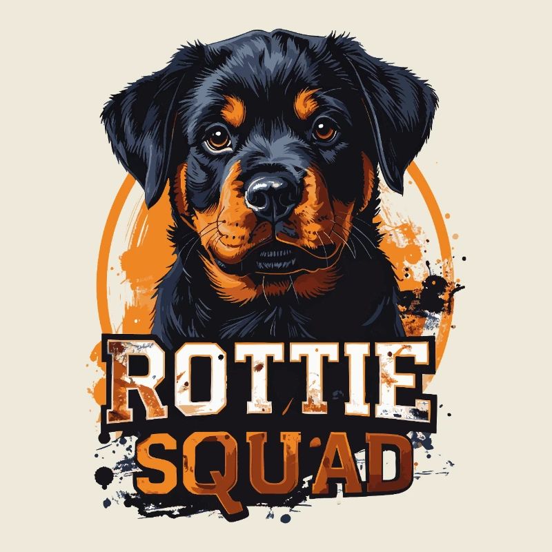 Rottie Squad – Starkes Rottweiler Design