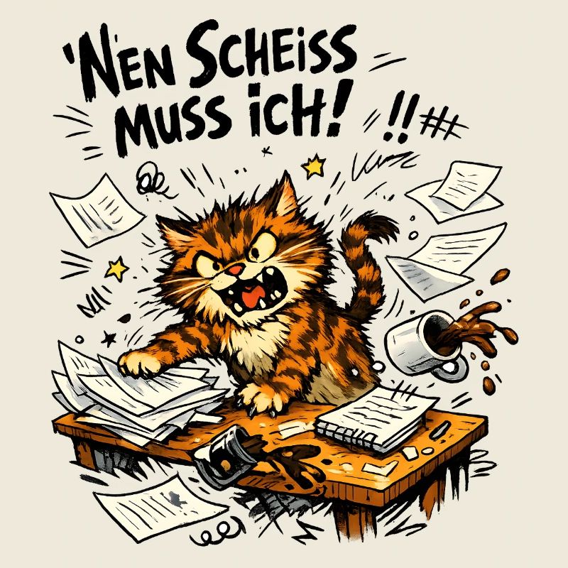Nen Scheiss Muss Ich Katze