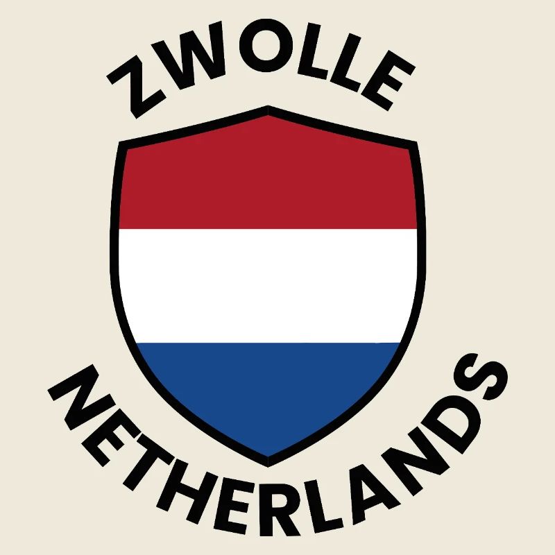 Bouclier du drapeau Zwolle