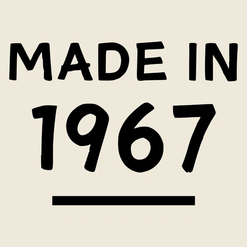 Fabriqué en 1967 - Année de naissance / Anniversaire