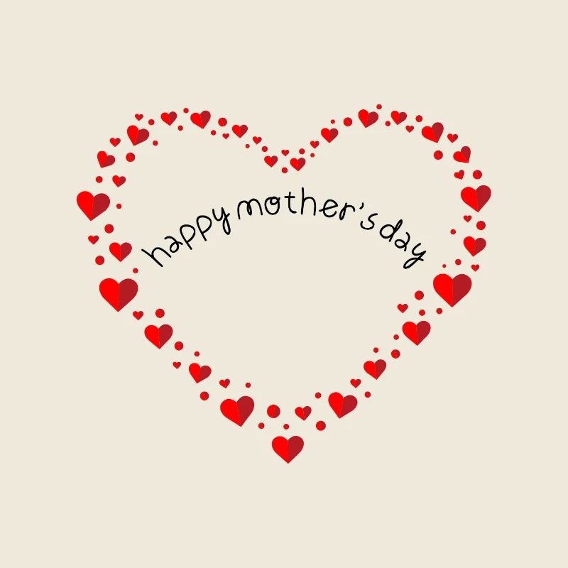 Happy Mothersday - Muttertag glücklich