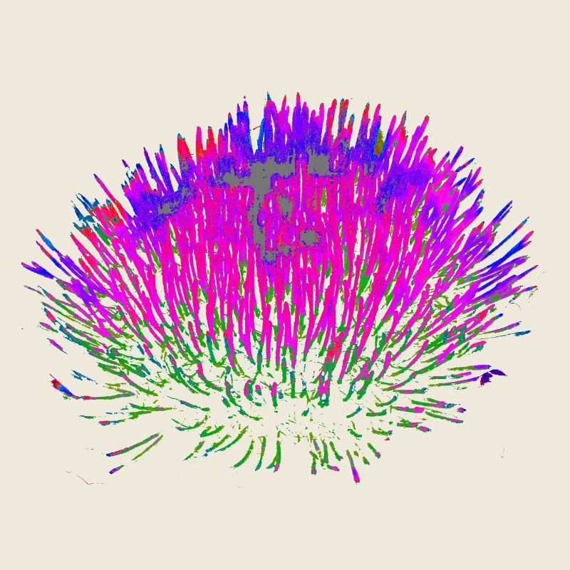 Neon-Blume– Pop-Art Design