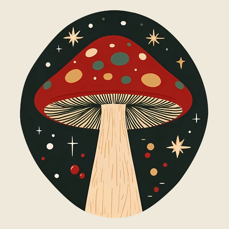 Champignon Cosmique de Noël