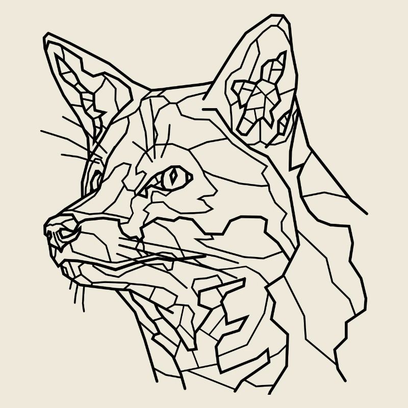 Fox Line Art