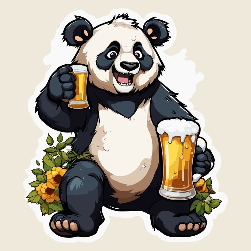Panda / Tier / Zoo / Bambus / Wild / Kindlich