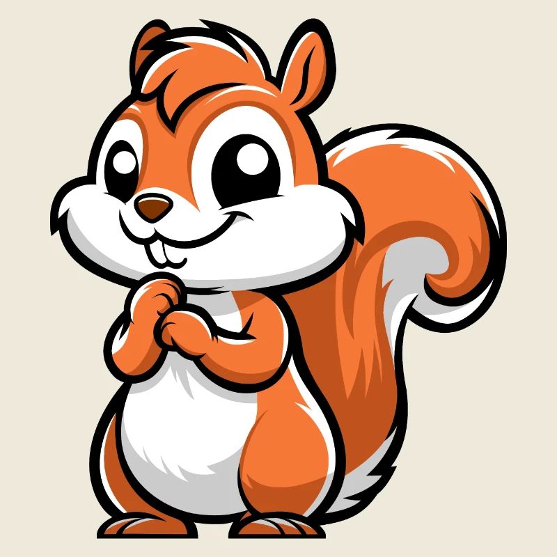 Petit écureuil effronté