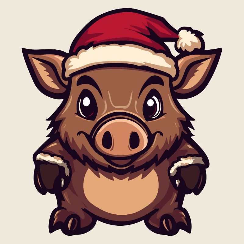 Schwein Weihnachten Wildschwein