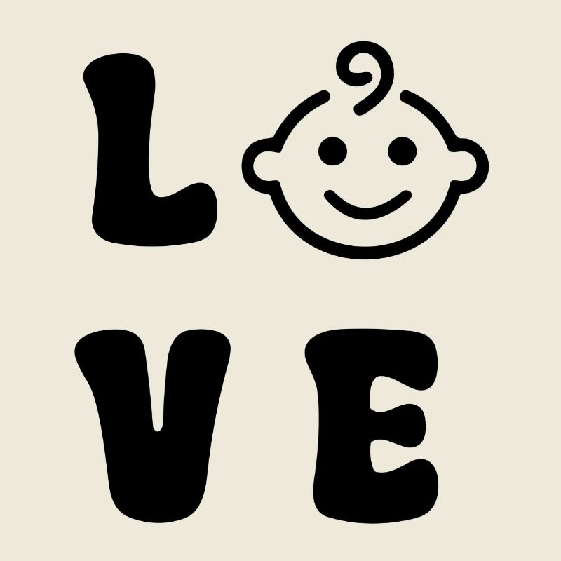 Baby L V E Black