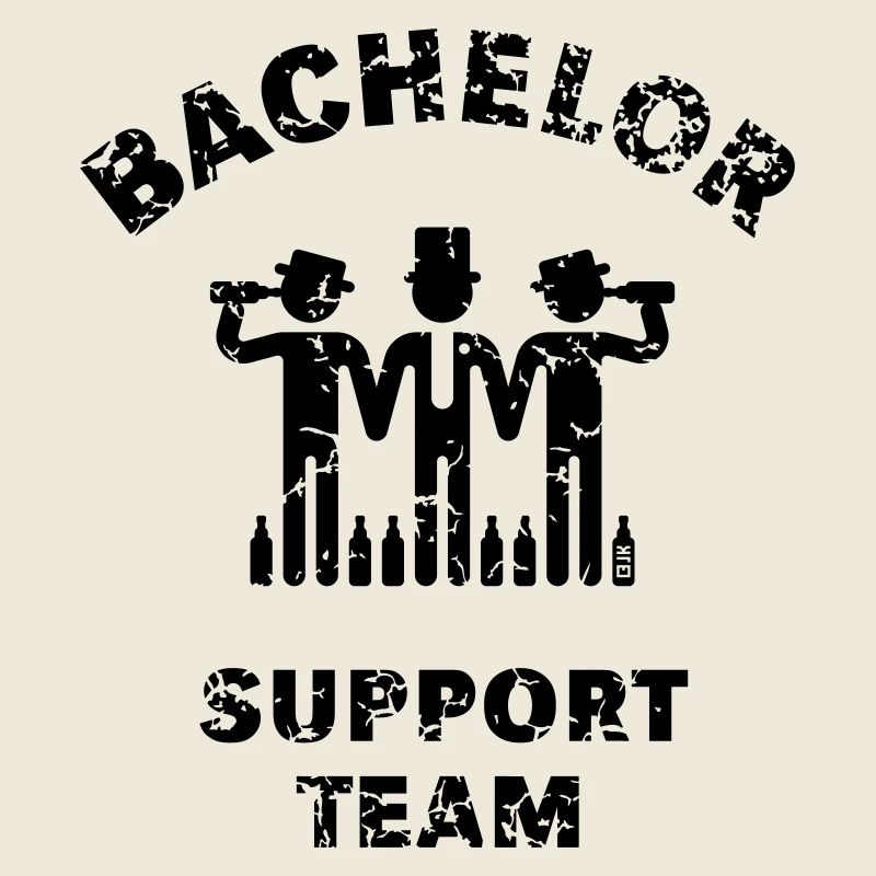 Equipe de soutien Bachelor (Marié Enterrement de vie de garçon Vintage B)