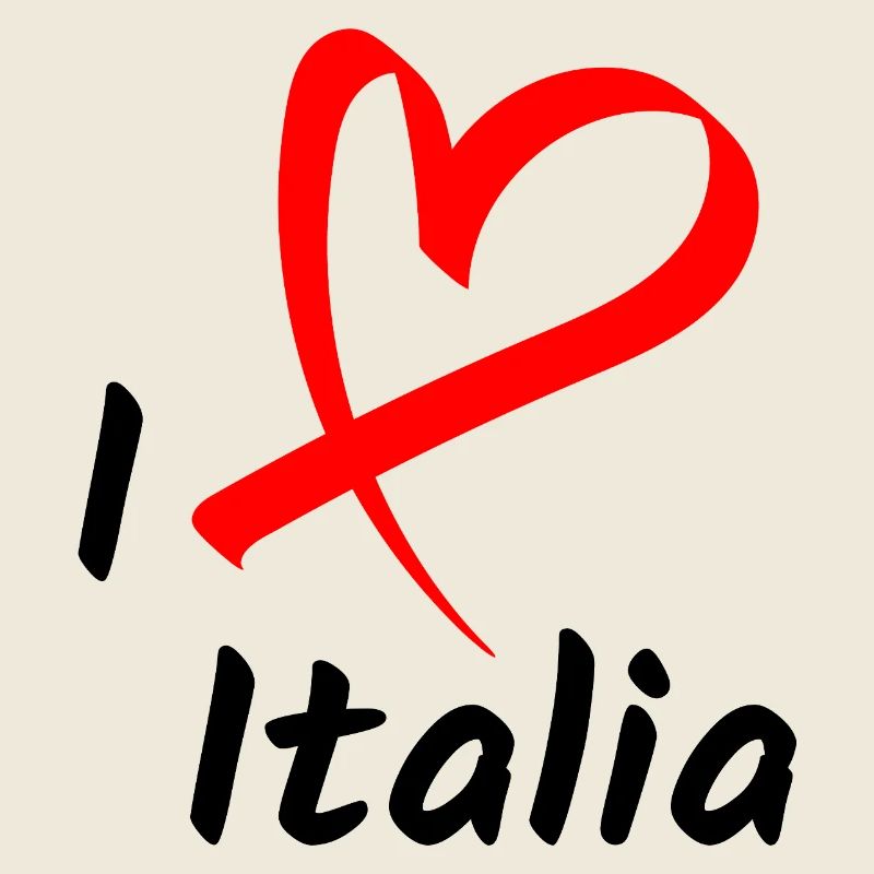 I Love Italia Herz Geschenk