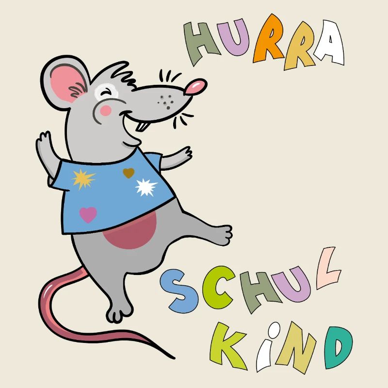 Hourra la souris écolière