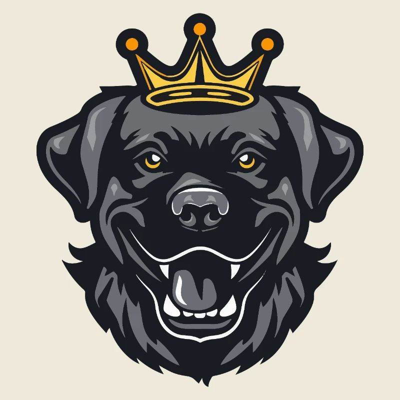 Couronne de chien labrador