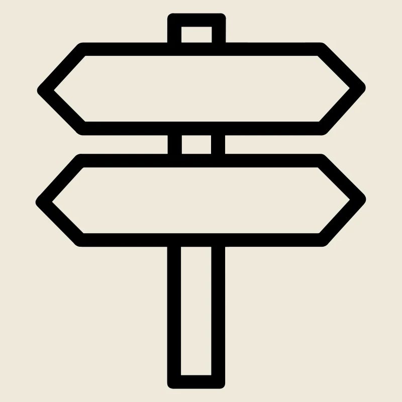 Direction sign