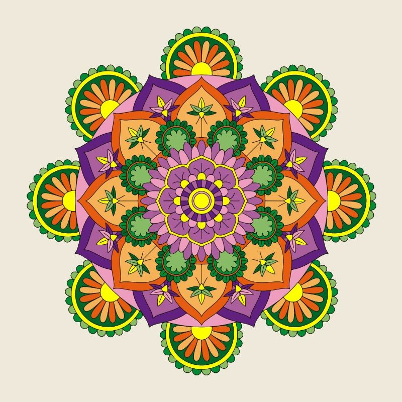 Blumen Mandala