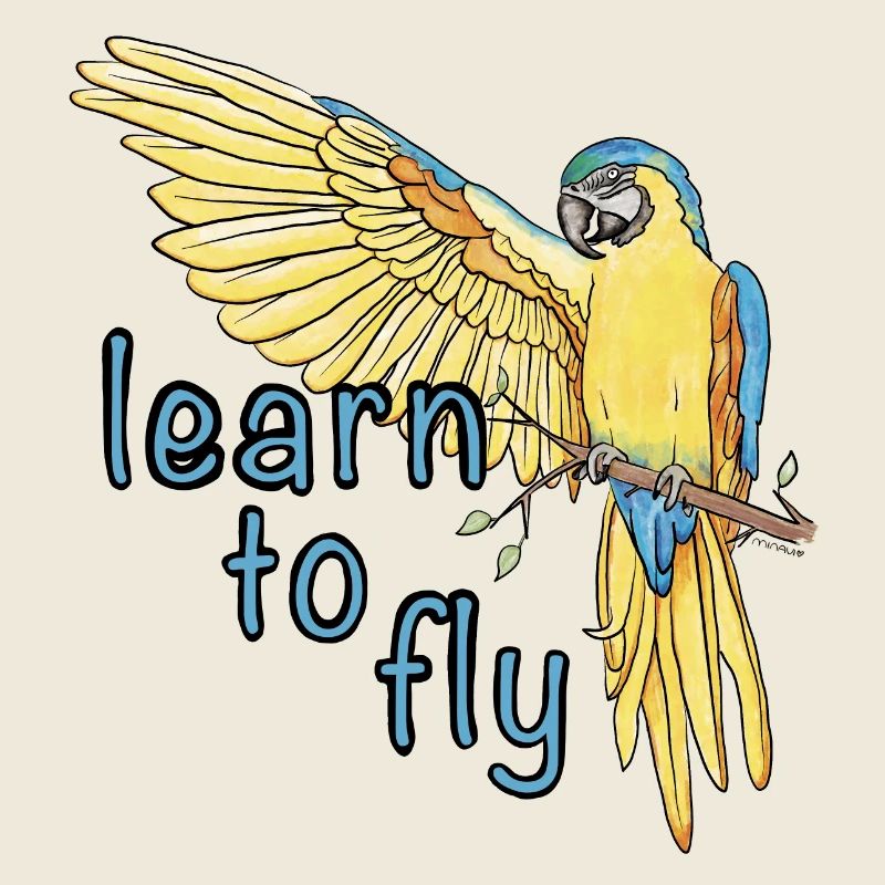 Parrot / Bird / Learning / Macaw / Flying / Wings