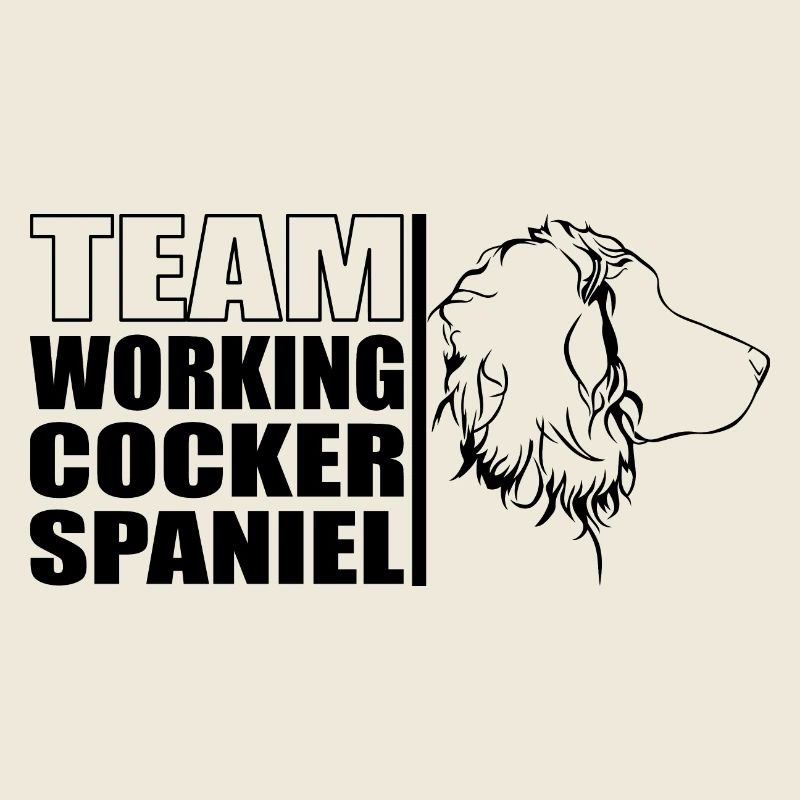 TEAM Working Cocker Spaniel Dogs Dog Wilsigns