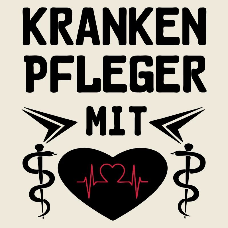 Krankenpfleger mit Herz Geschenk