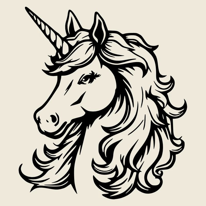 simple unicorn design