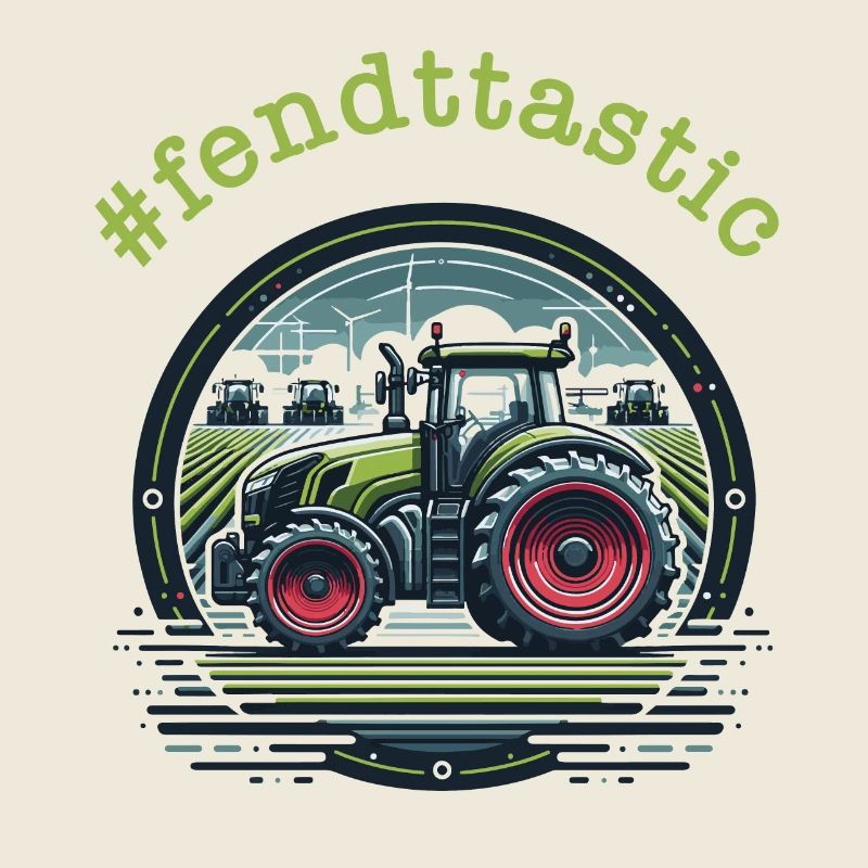 Fendttastic Green Tractor Trekker Red Rims