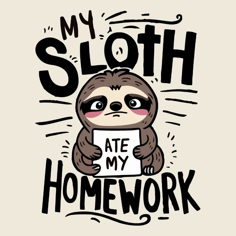 My sloth ate my homework