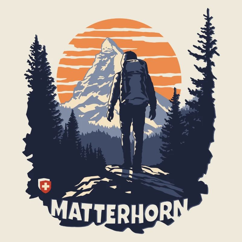 Matterhorn Trekking Randonnée Zermatt Souvenir