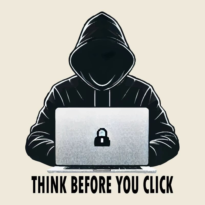 Denke nach bevor du klickst - Cyber Sicherheit