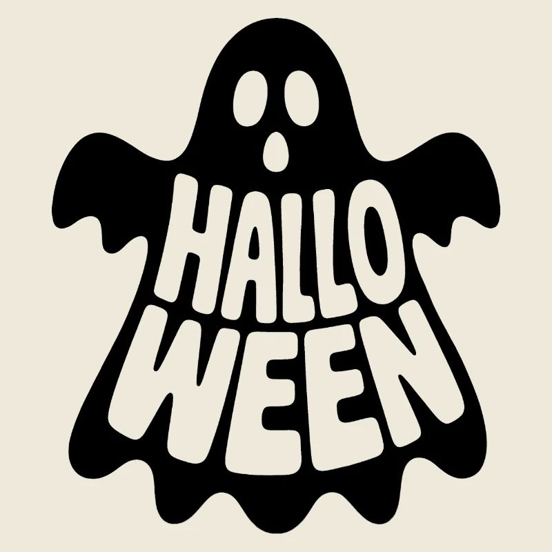 Ghost - Cooles Halloween Logo