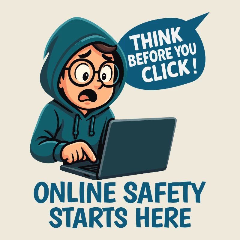 Denk nach bevor du klickst - Online Sicherheit
