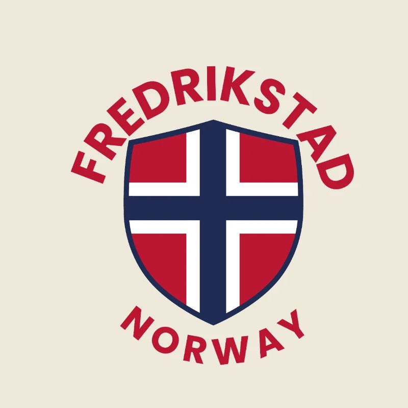 Fredrikstad Norwegischer Schild
