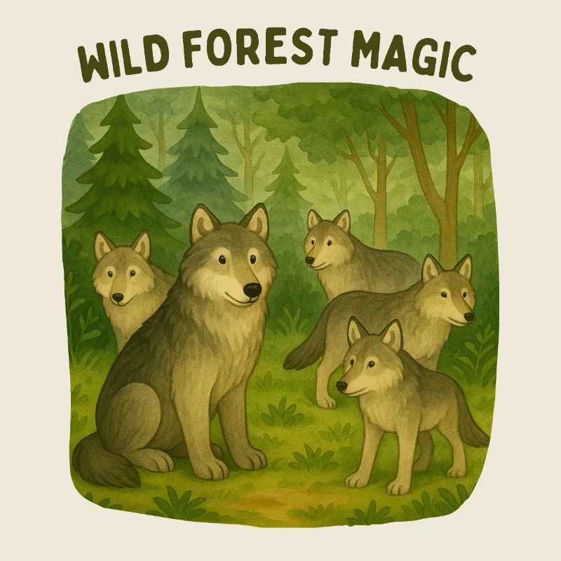 Forest Magic of Wolves