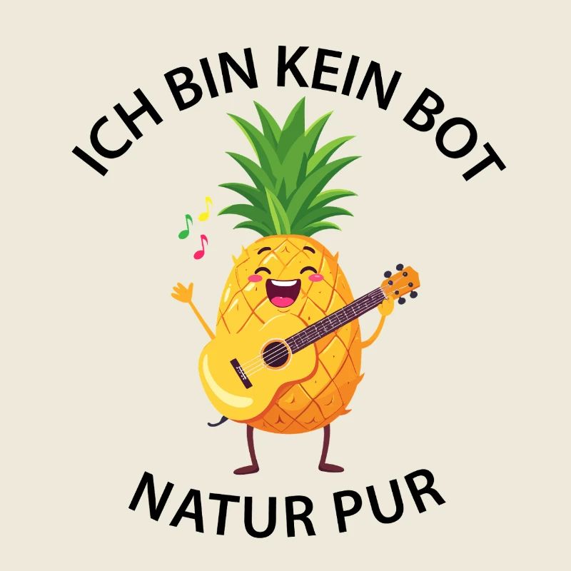 Pineapple Rocks Guitar - No Bot - Pure Nature