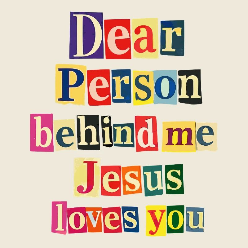 Jesus liebt dich positive Botschaft