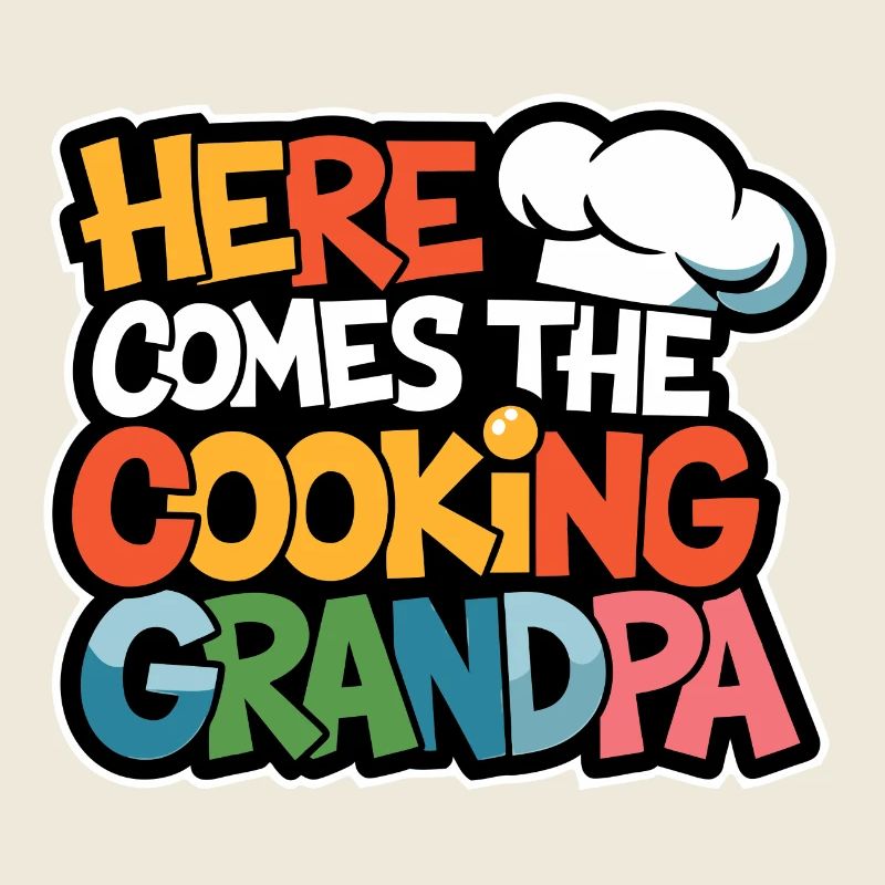 Here comes the cooking grandpa
