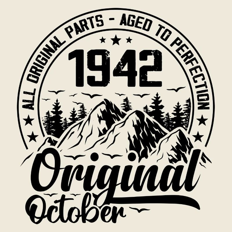 1942 October Original 82 Years Birthday Gift