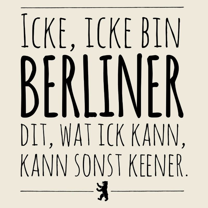 Icke icke bin Berliner!