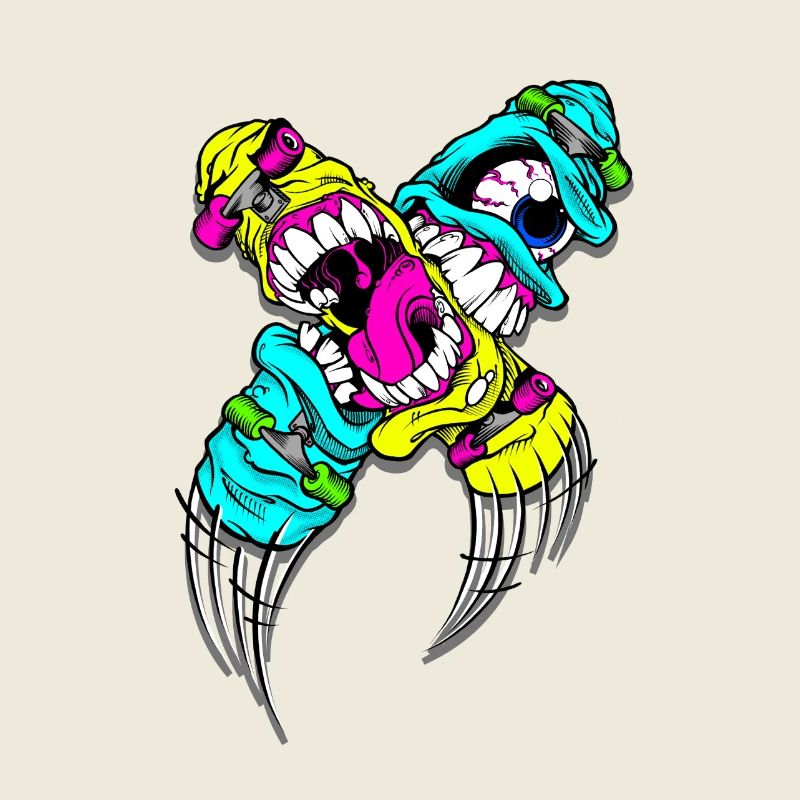 Skateboard Monsters