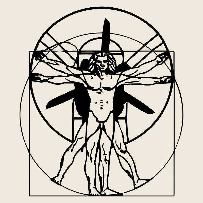 Leonardo da Vinci Vitruvian PPG Man