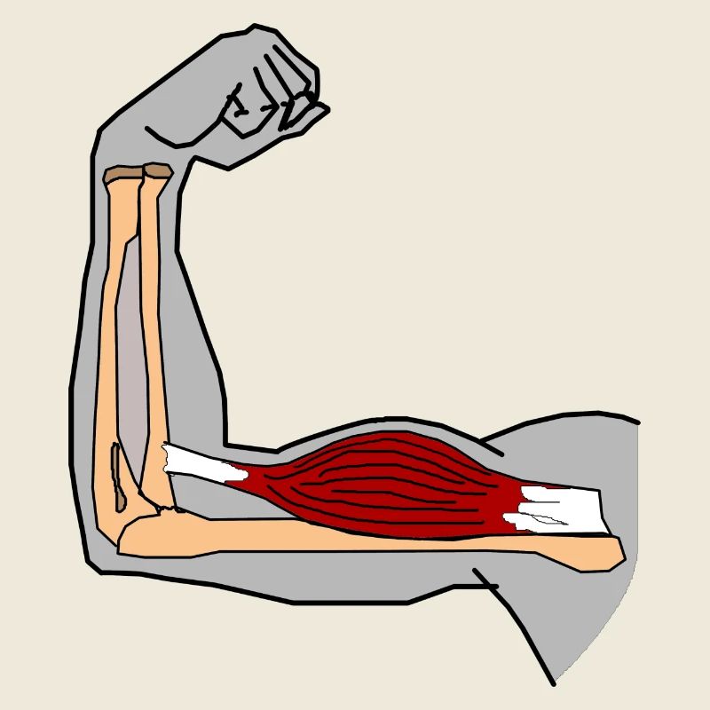 Biceps brachii muscle muscle muscle anatomie force
