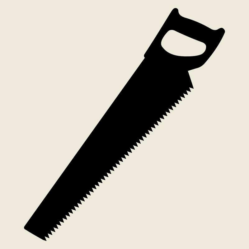 Säge für Tischler oder Holzarbeiter Logo