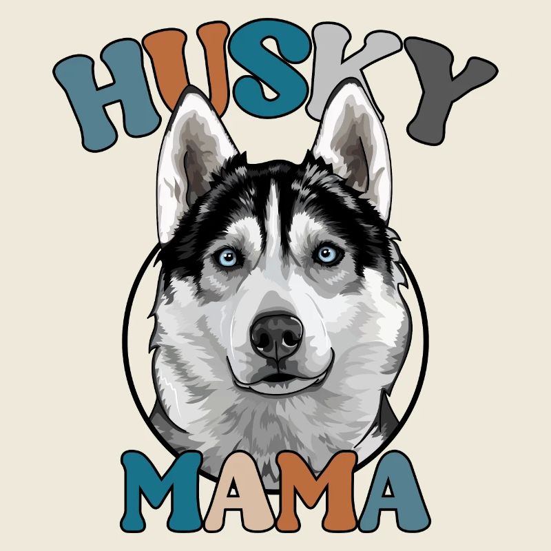 Husky Mama Hunde Hund Muttertag Wilsigns