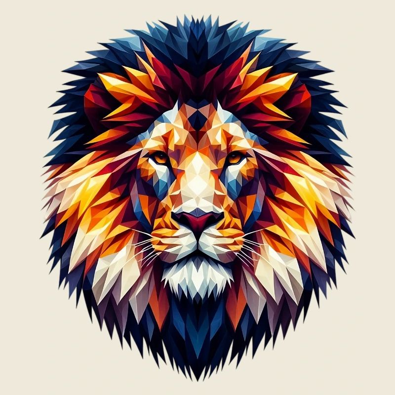 Polygonaler Löwe