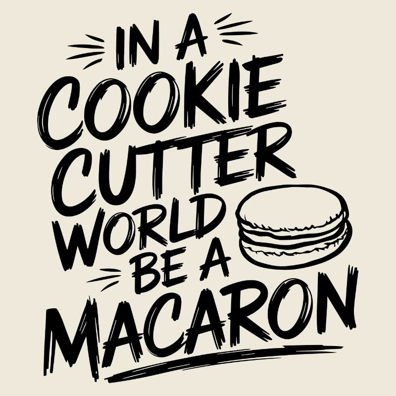 Sei wie ein bunter Macaron