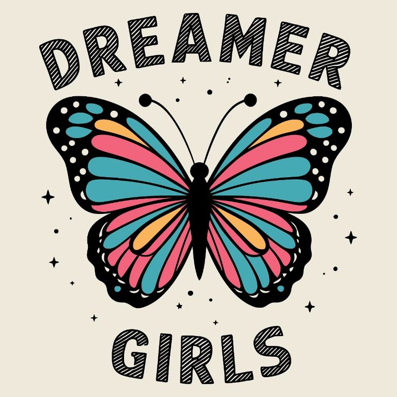 Heller bunter Schmetterling