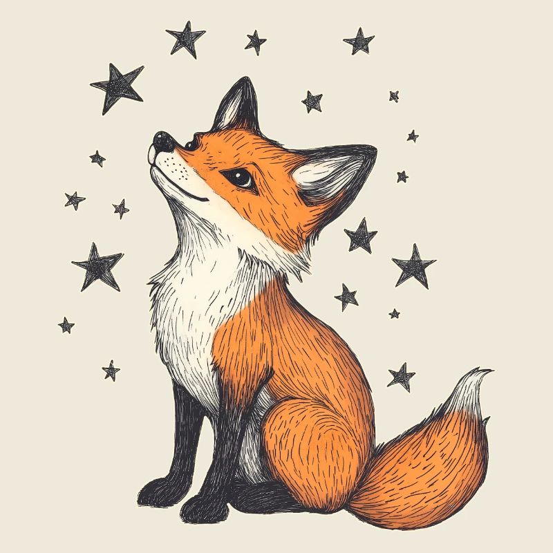 Fuchs und Sterne