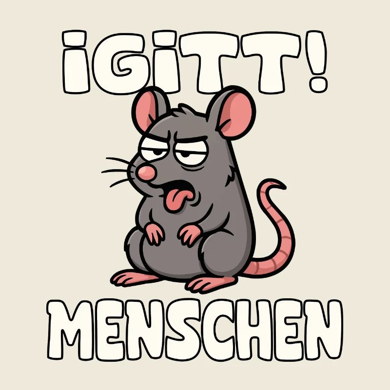 Ratte mit Zunge iGITt MENSCHEN