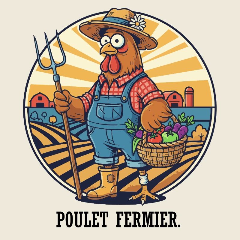 Poulet Fermier au Potager Soleil