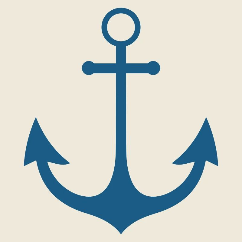 Anker Silhouette Nautisch