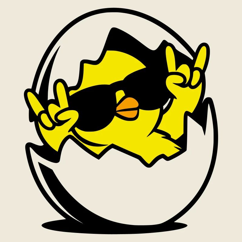 Rock Chick – Cool Chick dans un œuf