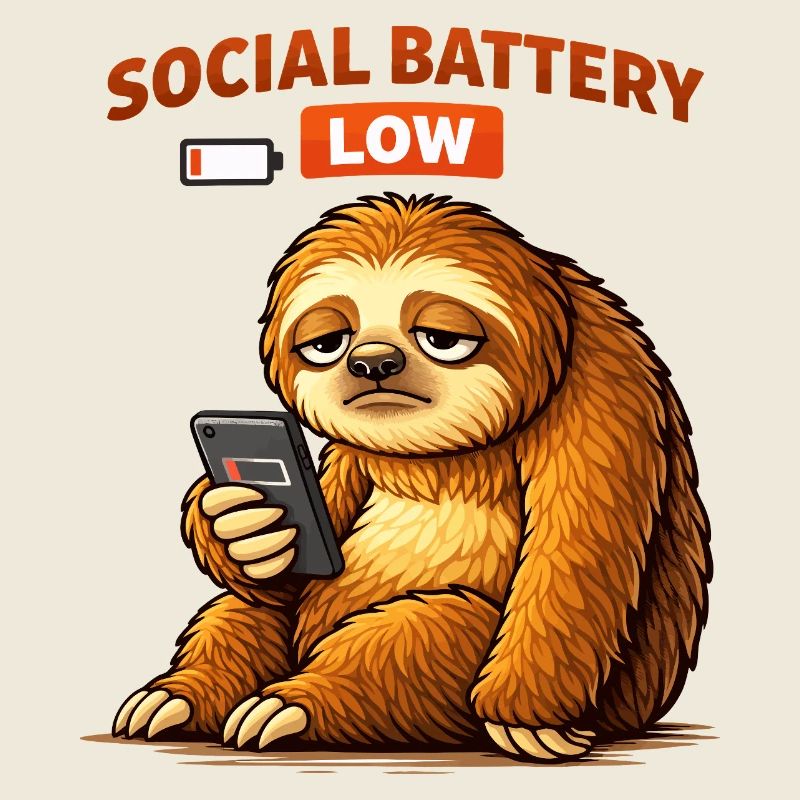 Batterie sociale de paresseux faible